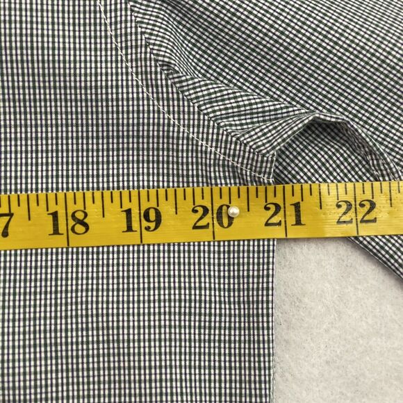 Bristol & Bull Shirt Mens Size Medium 15- 15 1/2 32/33 Blue Check Button Up - Picture 13 of 14